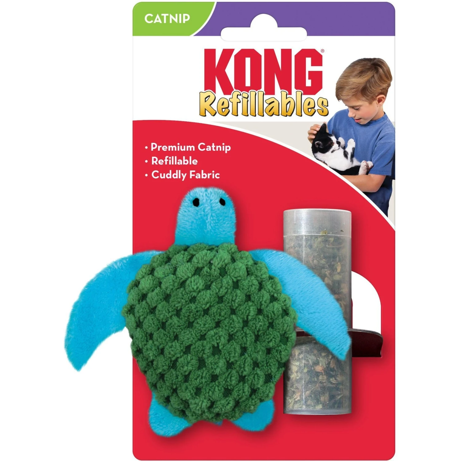 KONG Refillable Turtle Catnip Cat Toy 6 KONG Refillable Turtle Catnip Cat Toy - Image 4