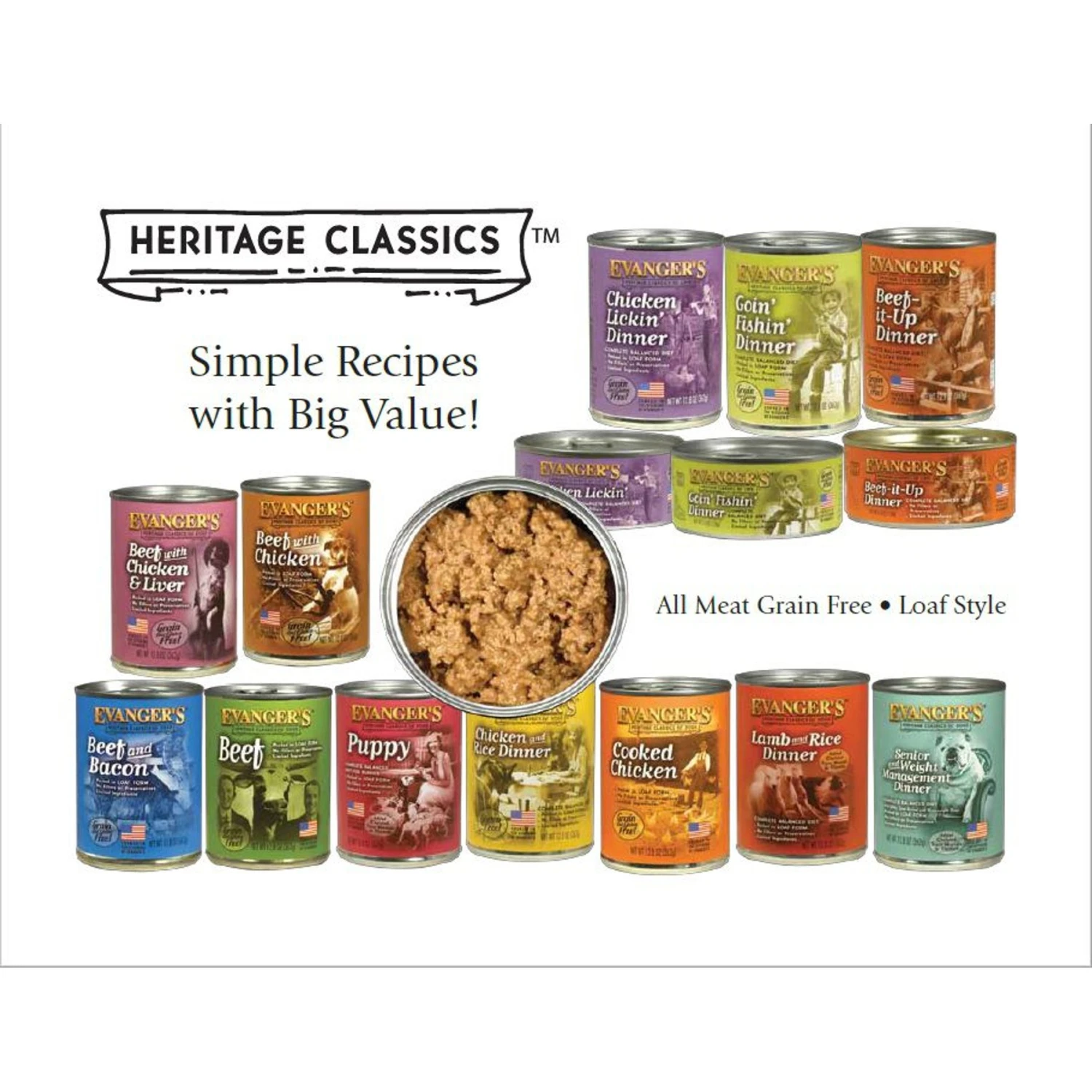 Evanger's Classic Recipes Beef It Up Dinner Grain-Free Canned Cat Food 5 Evanger's Classic Recipes Beef It Up Dinner Grain-Free Canned Cat Food - Image 3