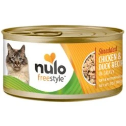 Nulo Freestyle Shredded Chicken & Duck In Gravy Grain-Free Canned Cat Food & Nulo Freestyle Minced Turkey & Duck In Gravy Grain-Free Canned Cat & Kitten Food -Almo nature Sales 607662 PT1. AC SS1800 V1660843279