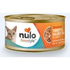 Nulo Freestyle Shredded Beef & Rainbow Trout In Gravy Grain-Free Canned Cat & Kitten Food & Nulo Freestyle Shredded Turkey & Halibut In Gravy Grain-Free Canned Cat Food -Almo nature Sales 607758 PT5. AC SS1800 V1660843673