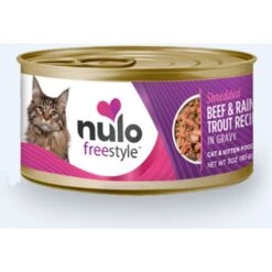 Nulo Freestyle Minced Turkey & Duck In Gravy Grain-Free Canned Cat & Kitten Food & Nulo Freestyle Shredded Beef & Rainbow Trout In Gravy Grain-Free Canned Cat & Kitten Food -Almo nature Sales 607926 PT5. AC SS1800 V1660915888