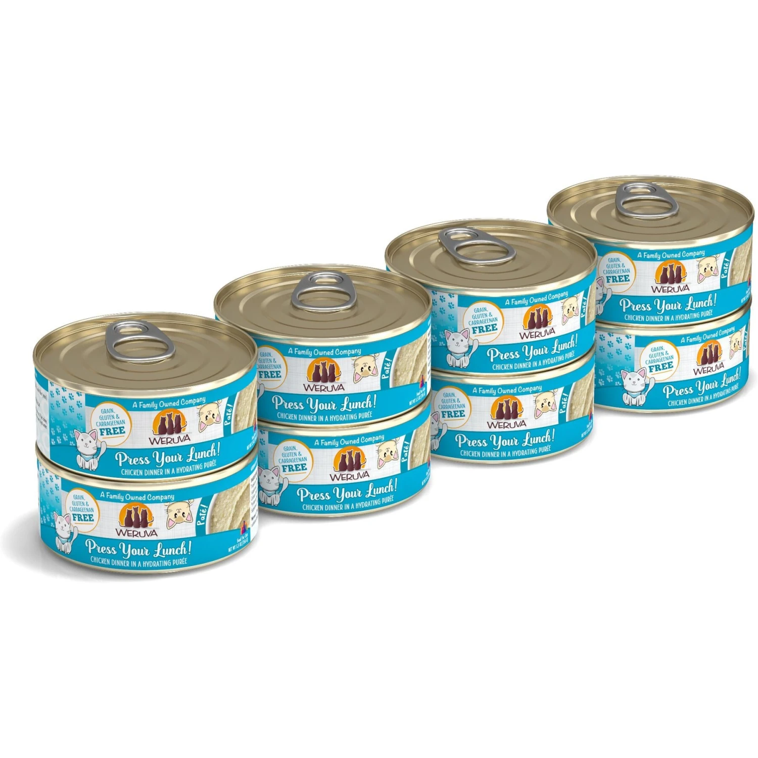 Weruva Classic Cat Press Your Lunch! Chicken Pate Canned Cat Food & Weruva Classic Cat Jolly Good Fares Chicken & Salmon Pate Canned Cat Food 4 Weruva Classic Cat Press Your Lunch! Chicken Pate Canned Cat Food & Weruva Classic Cat Jolly Good Fares Chicken & Salmon Pate Canned Cat Food - Image 2