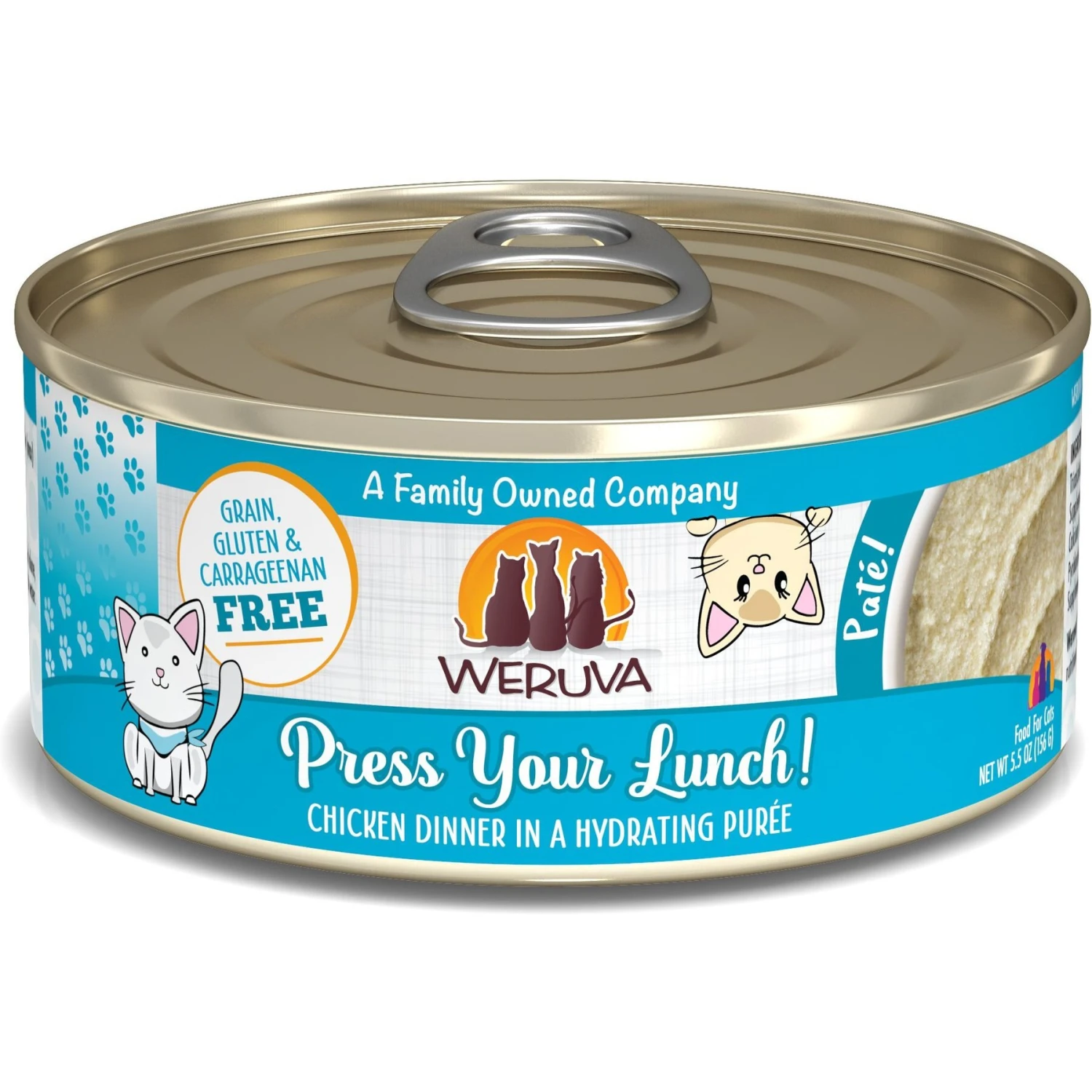 Weruva Classic Cat Press Your Lunch! Chicken Pate Canned Cat Food & Weruva Classic Cat Jolly Good Fares Chicken & Salmon Pate Canned Cat Food 5 Weruva Classic Cat Press Your Lunch! Chicken Pate Canned Cat Food & Weruva Classic Cat Jolly Good Fares Chicken & Salmon Pate Canned Cat Food - Image 3
