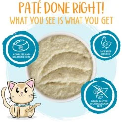 Weruva Classic Cat Press Your Lunch! Chicken Pate Canned Cat Food & Weruva Classic Cat Jolly Good Fares Chicken & Salmon Pate Canned Cat Food 15 Weruva Classic Cat Press Your Lunch! Chicken Pate Canned Cat Food & Weruva Classic Cat Jolly Good Fares Chicken & Salmon Pate Canned Cat Food -Almo nature Sales 611462 PT4. AC SS1800 V1661528082