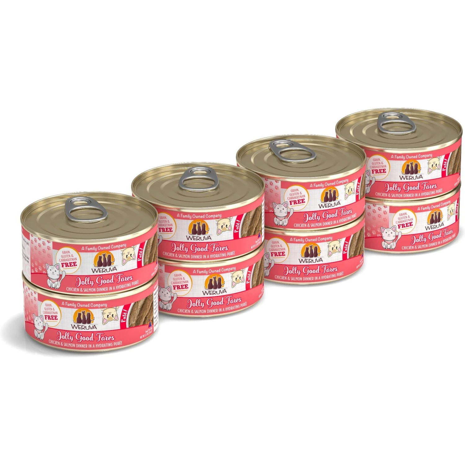 Weruva Classic Cat Press Your Lunch! Chicken Pate Canned Cat Food & Weruva Classic Cat Jolly Good Fares Chicken & Salmon Pate Canned Cat Food 8 Weruva Classic Cat Press Your Lunch! Chicken Pate Canned Cat Food & Weruva Classic Cat Jolly Good Fares Chicken & Salmon Pate Canned Cat Food - Image 6