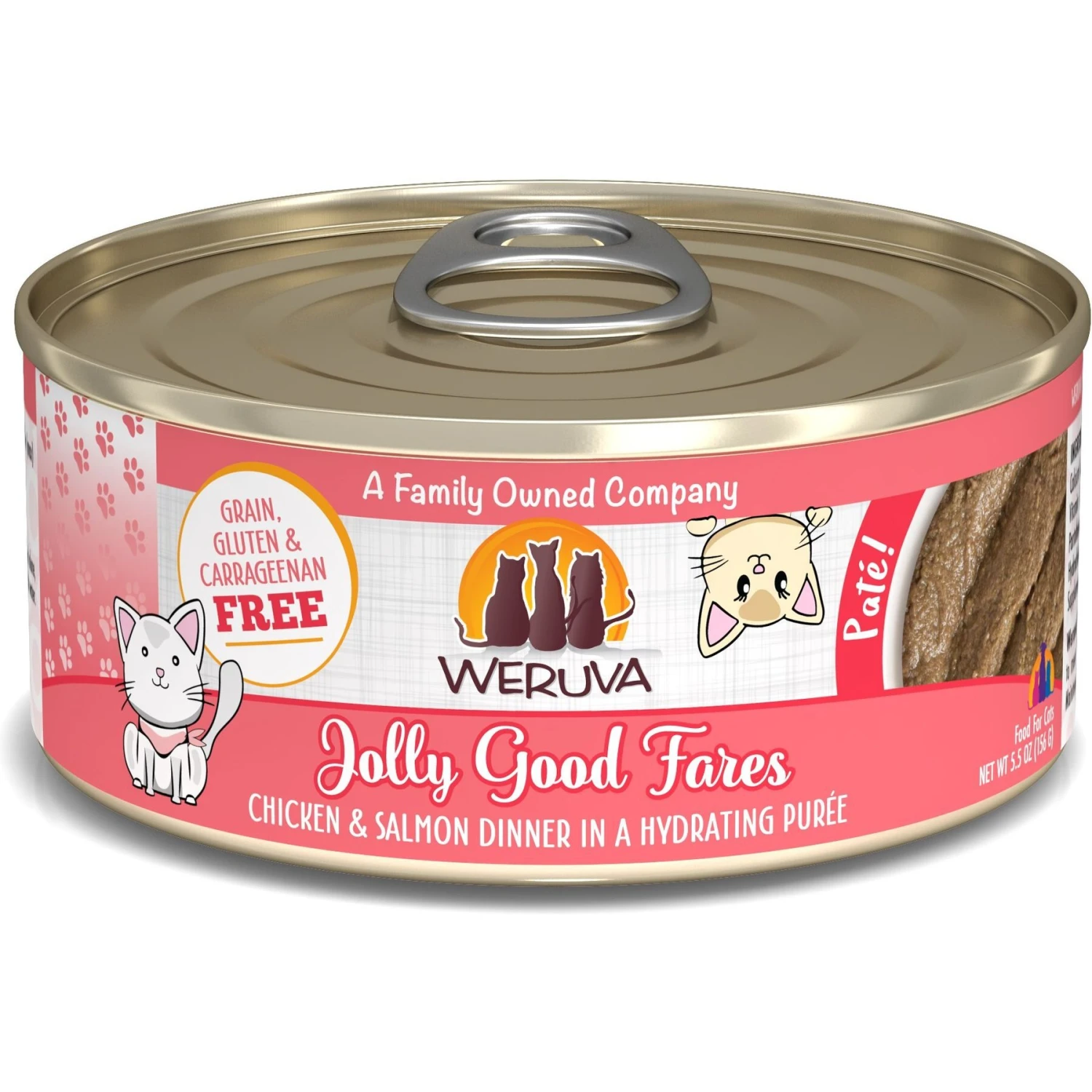 Weruva Classic Cat Press Your Lunch! Chicken Pate Canned Cat Food & Weruva Classic Cat Jolly Good Fares Chicken & Salmon Pate Canned Cat Food 9 Weruva Classic Cat Press Your Lunch! Chicken Pate Canned Cat Food & Weruva Classic Cat Jolly Good Fares Chicken & Salmon Pate Canned Cat Food - Image 7