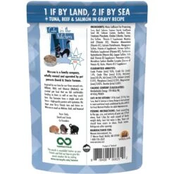 Weruva Cats In The Kitchen 1 If By Land, 2 If By Sea Tuna, Beef & Salmon Recipe Grain-Free Cat Food Pouches & Weruva Cats In The Kitchen Love Me Tender Chicken & Duck Recipe Grain-Free Cat Food Pouches -Almo nature Sales 611470 PT3. AC SS1800 V1661528401