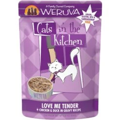 Weruva Cats In The Kitchen 1 If By Land, 2 If By Sea Tuna, Beef & Salmon Recipe Grain-Free Cat Food Pouches & Weruva Cats In The Kitchen Love Me Tender Chicken & Duck Recipe Grain-Free Cat Food Pouches -Almo nature Sales 611470 PT6. AC SS1800 V1661528395