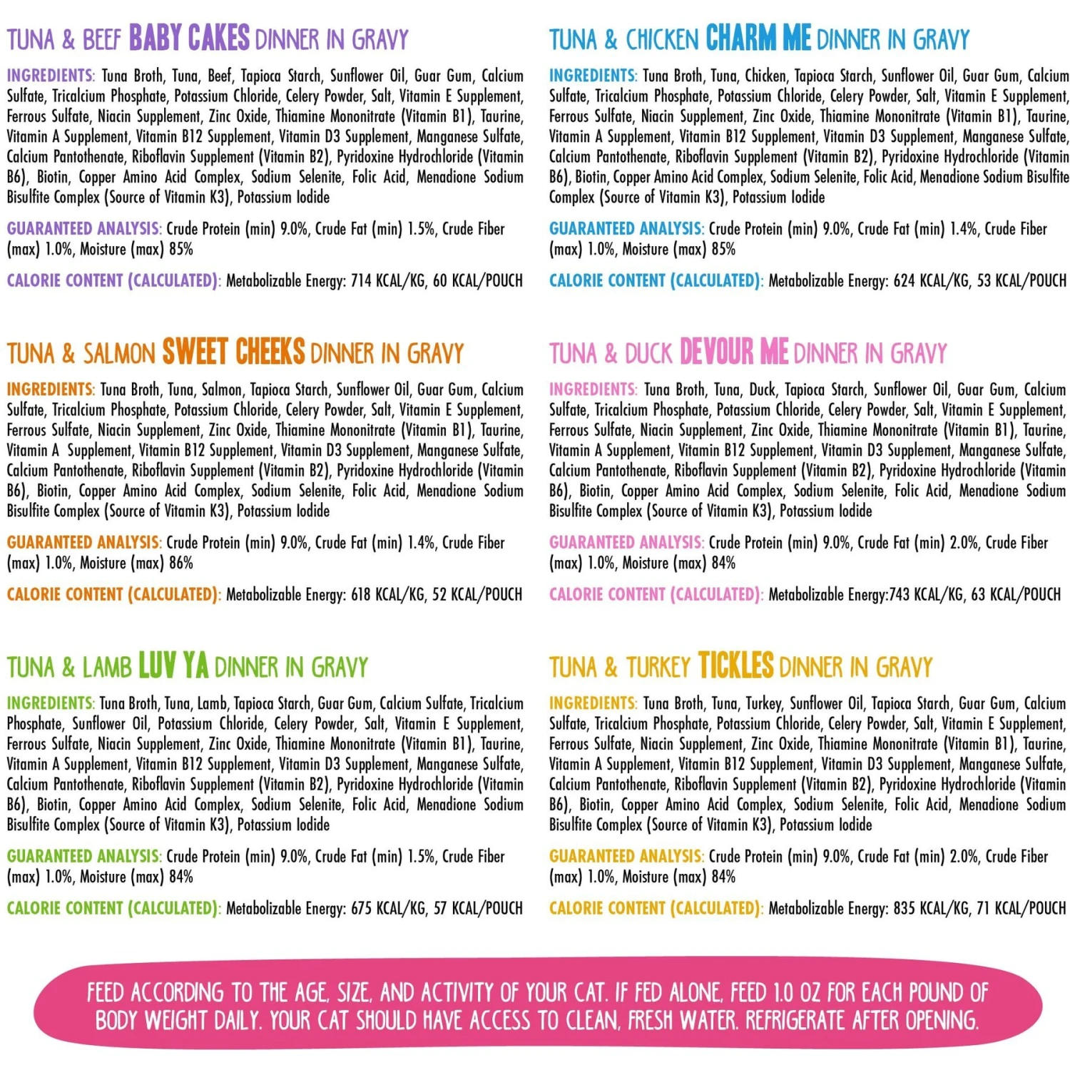 Weruva Cats In The Kitchen Pantry Party Variety Pack Grain-Free Cat Food, 3-oz Pouch, Case Of 12 & BFF Rainbow A Gogo Variety Pack Wet Cat Food Pouches, 3-oz, Case Of 12 10 Weruva Cats In The Kitchen Pantry Party Variety Pack Grain-Free Cat Food, 3-oz Pouch, Case Of 12 & BFF Rainbow A Gogo Variety Pack Wet Cat Food Pouches, 3-oz, Case Of 12 - Image 8