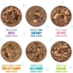 Weruva Cats In The Kitchen Pantry Party Variety Pack Grain-Free Cat Food, 3-oz Pouch, Case Of 12 & BFF OMG Potluck O' Pouches Variety Pack Grain-Free Cat Food Pouches -Almo nature Sales 611622 PT8. AC SS1800 V1661528757