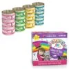 Weruva Cats In The Kitchen Cuties Variety Pack Grain-Free Canned Cat Food & BFF Rainbow A Gogo Variety Pack Wet Cat Food Pouches, 3-oz, Case Of 12 -Almo nature Sales 611630 MAIN. AC SS1800 V1661525450