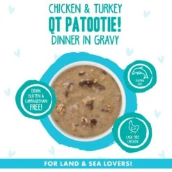 BFF OMG Crazy 4 U! Chicken & Salmon Dinner In Gravy Grain-Free Canned Cat Food & BFF OMG QT Patootie! Chicken & Turkey Dinner In Gravy Grain-Free Canned Cat Food -Almo nature Sales 611734 PT8. AC SS1800 V1661548312