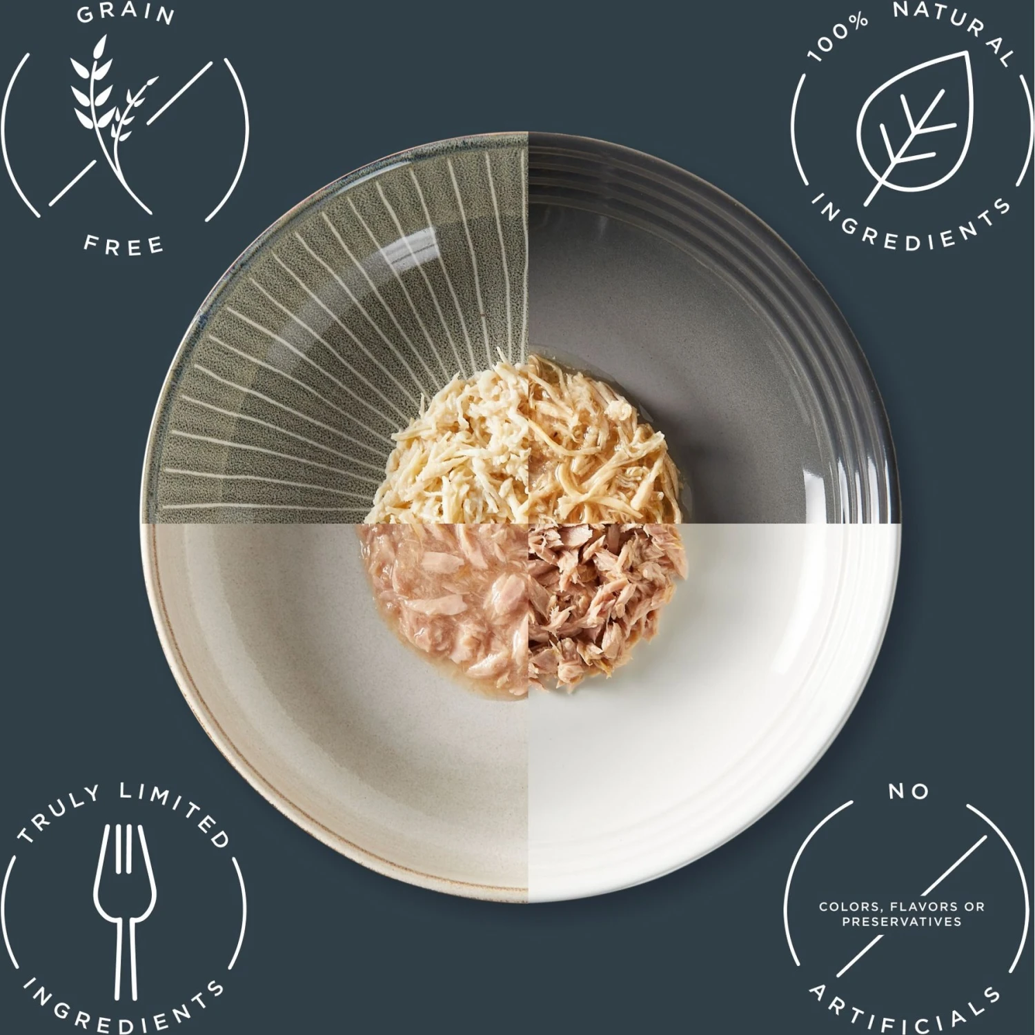 Reveal Natural Grain-Free Tuna Fillet With Shrimp In Broth Flavored Wet Cat Food, 2.47-oz Can, Case Of 24 4 Reveal Natural Grain-Free Tuna Fillet With Shrimp In Broth Flavored Wet Cat Food, 2.47-oz Can, Case Of 24 - Image 2