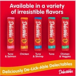 Hartz Delectables Squeeze Up Tuna, Chicken, & Salmon Flavored Variety Pack Lickable Cat Treats, 0.5-oz Tube 17 Hartz Delectables Squeeze Up Tuna, Chicken, & Salmon Flavored Variety Pack Lickable Cat Treats, 0.5-oz Tube -Almo nature Sales 641246 PT7. AC SS1800 V1663880361