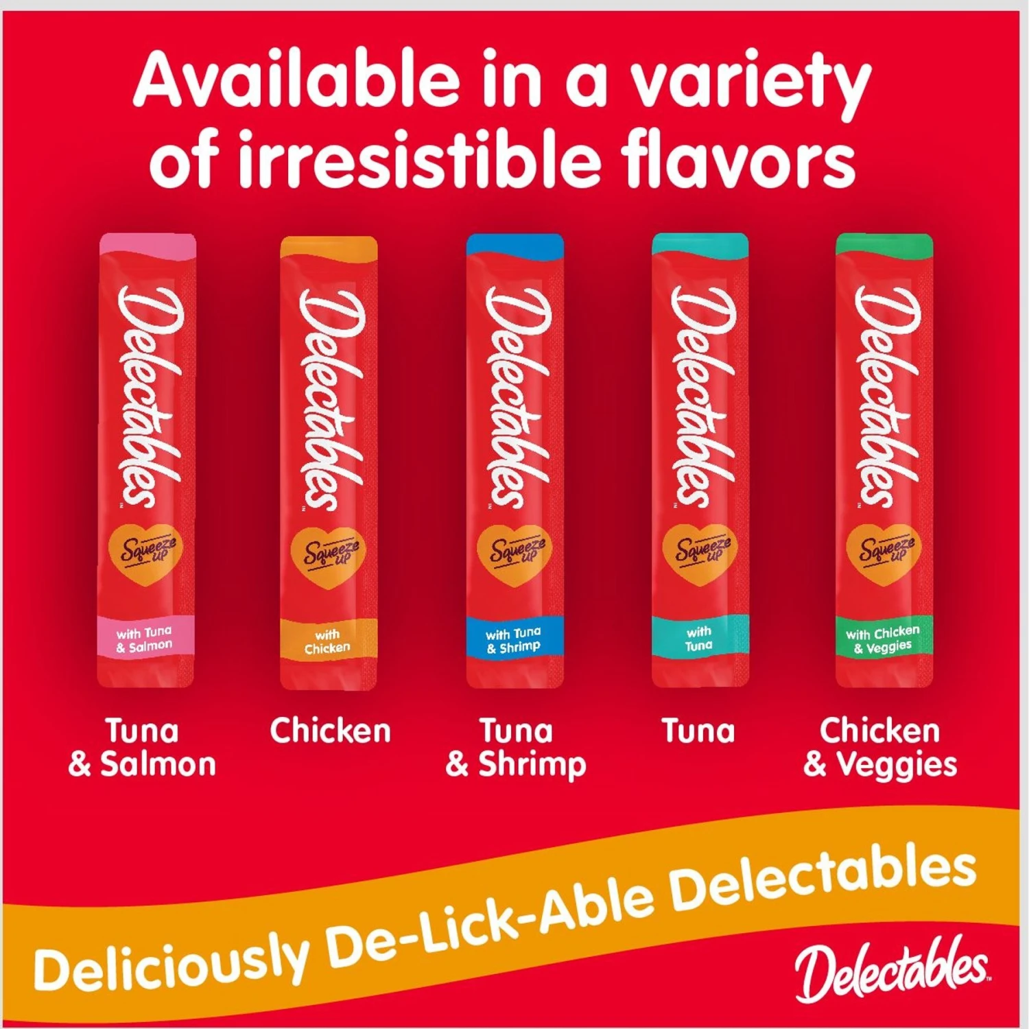 Hartz Delectables Squeeze Up Tuna, Chicken, & Salmon Flavored Variety Pack Lickable Cat Treats, 0.5-oz Tube 10 Hartz Delectables Squeeze Up Tuna, Chicken, & Salmon Flavored Variety Pack Lickable Cat Treats, 0.5-oz Tube - Image 8