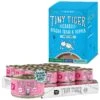 Tiny Tiger Chunks In EXTRA Gravy Salmon & Whitefish Recipe Grain-Free Canned Cat Food & Tiny Tiger, Lickables, Variety Pack, Bisque Cat Treat & Topper 1 Tiny Tiger Chunks In EXTRA Gravy Salmon & Whitefish Recipe Grain-Free Canned Cat Food & Tiny Tiger, Lickables, Variety Pack, Bisque Cat Treat & Topper -Almo nature Sales 652742 MAIN. AC SS1800 V1664895664
