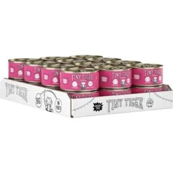 Tiny Tiger Pate Beef Recipe Grain-Free Canned Cat Food & Tiny Tiger, Lickables, Variety Pack, Bisque Cat Treat & Topper 13 Tiny Tiger Pate Beef Recipe Grain-Free Canned Cat Food & Tiny Tiger, Lickables, Variety Pack, Bisque Cat Treat & Topper -Almo nature Sales 652758 PT2. AC SS1800 V1664899098