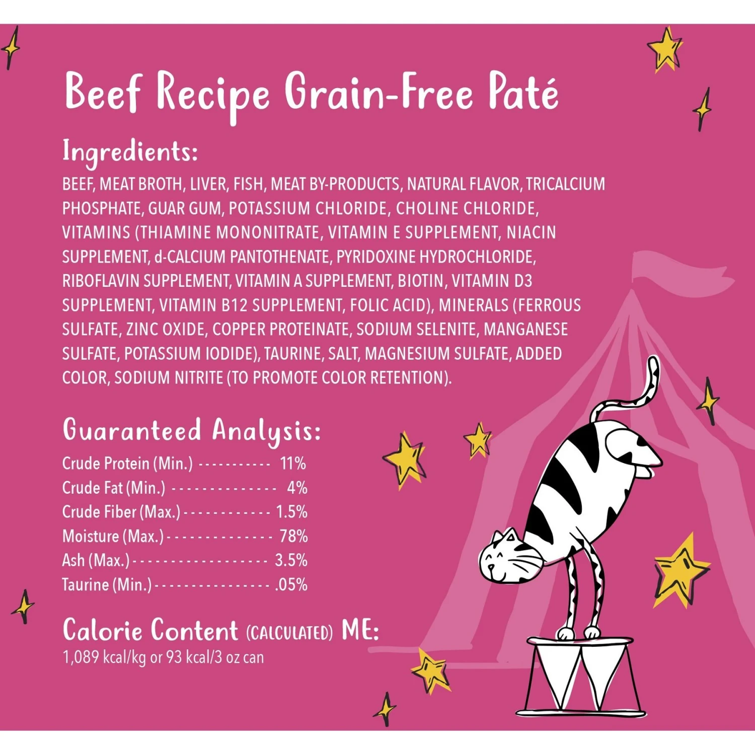 Tiny Tiger Pate Beef Recipe Grain-Free Canned Cat Food & Tiny Tiger, Lickables, Variety Pack, Bisque Cat Treat & Topper 6 Tiny Tiger Pate Beef Recipe Grain-Free Canned Cat Food & Tiny Tiger, Lickables, Variety Pack, Bisque Cat Treat & Topper - Image 4