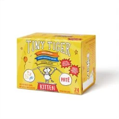 Tiny Tiger, Kitten Classic, Variety Pack, Whitefish & Poultry Pate Recipe, Canned Cat Food & Tiny Tiger, Lickables, Variety Pack, Bisque Cat Treat & Topper -Almo nature Sales 652782 PT1. AC SS1800 V1664899377