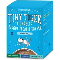 Tiny Tiger Chunks In EXTRA Gravy Seafood Recipes Variety Pack Grain-Free Canned Cat Food & Tiny Tiger, Lickables, Variety Pack, Bisque Cat Treat & Topper 14 Tiny Tiger Chunks In EXTRA Gravy Seafood Recipes Variety Pack Grain-Free Canned Cat Food & Tiny Tiger, Lickables, Variety Pack, Bisque Cat Treat & Topper -Almo nature Sales 652798 PT5. AC SS1800 V1664898709