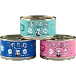 Tiny Tiger Chunks In Gravy Seafood Recipes Variety Pack Grain-Free Canned Cat Food & Tiny Tiger Lickables, Senior Formula, Tuna & Chicken Recipe, Bisque Cat Treat & Topper -Almo nature Sales 652934 PT2. AC SS1800 V1664899040