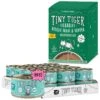 Tiny Tiger Pate Seafood Recipe Grain-Free Canned Cat Food & Tiny Tiger Lickables, Senior Formula, Tuna & Chicken Recipe, Bisque Cat Treat & Topper -Almo nature Sales 653078 MAIN. AC SS1800 V1664898054
