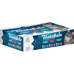 Blue Buffalo Tastefuls Chicken, Turkey & Chicken & Ocean Fish & Tuna Entrées Variety Pack Pate Wet Cat Food, 5.5-oz Can, Case Of 12 & Blue Buffalo Tastefuls Tuna, Chicken, Fish & Shrimp Entrées Variety Pack Flaked Wet Cat Food 16 Blue Buffalo Tastefuls Chicken, Turkey & Chicken & Ocean Fish & Tuna Entrées Variety Pack Pate Wet Cat Food, 5.5-oz Can, Case Of 12 & Blue Buffalo Tastefuls Tuna, Chicken, Fish & Shrimp Entrées Variety Pack Flaked Wet Cat Food -Almo nature Sales 662598 PT5. AC SS1800 V1667332413