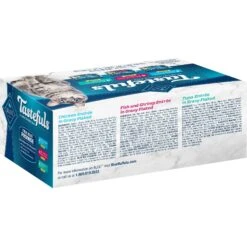 Blue Buffalo Tastefuls Salmon, Chicken, Ocean Fish & Tuna Entrées Variety Pack Pate Wet Cat Food, 3-oz Can, Case Of 12 & Blue Buffalo Tastefuls Tuna, Chicken, Fish & Shrimp Entrées Variety Pack Flaked Wet Cat Food -Almo nature Sales 662622 PT6. AC SS1800 V1667329431