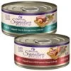 Wellness CORE Signature Selects Flaked Skipjack Tuna & Shrimp Entree In Broth Grain-Free Natural Canned Cat Food & Wellness CORE Signature Selects Flaked Skipjack Tuna & Wild Salmon Entree In Broth Grain-Free Canned Cat Food -Almo nature Sales 662638 MAIN. AC SS1800 V1667323263