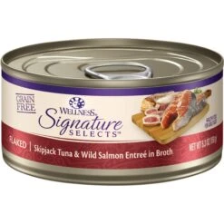 Wellness CORE Signature Selects Flaked Skipjack Tuna & Shrimp Entree In Broth Grain-Free Natural Canned Cat Food & Wellness CORE Signature Selects Flaked Skipjack Tuna & Wild Salmon Entree In Broth Grain-Free Canned Cat Food 16 Wellness CORE Signature Selects Flaked Skipjack Tuna & Shrimp Entree In Broth Grain-Free Natural Canned Cat Food & Wellness CORE Signature Selects Flaked Skipjack Tuna & Wild Salmon Entree In Broth Grain-Free Canned Cat Food -Almo nature Sales 662638 PT5. AC SS1800 V1667334801