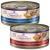 Wellness CORE Signature Selects Shredded Boneless Chicken & Chicken Liver Entree In Sauce Grain-Free Natural Canned Cat Food & Wellness CORE Signature Selects Flaked Skipjack Tuna & Wild Salmon Entree In Broth Grain-Free Canned Cat Food