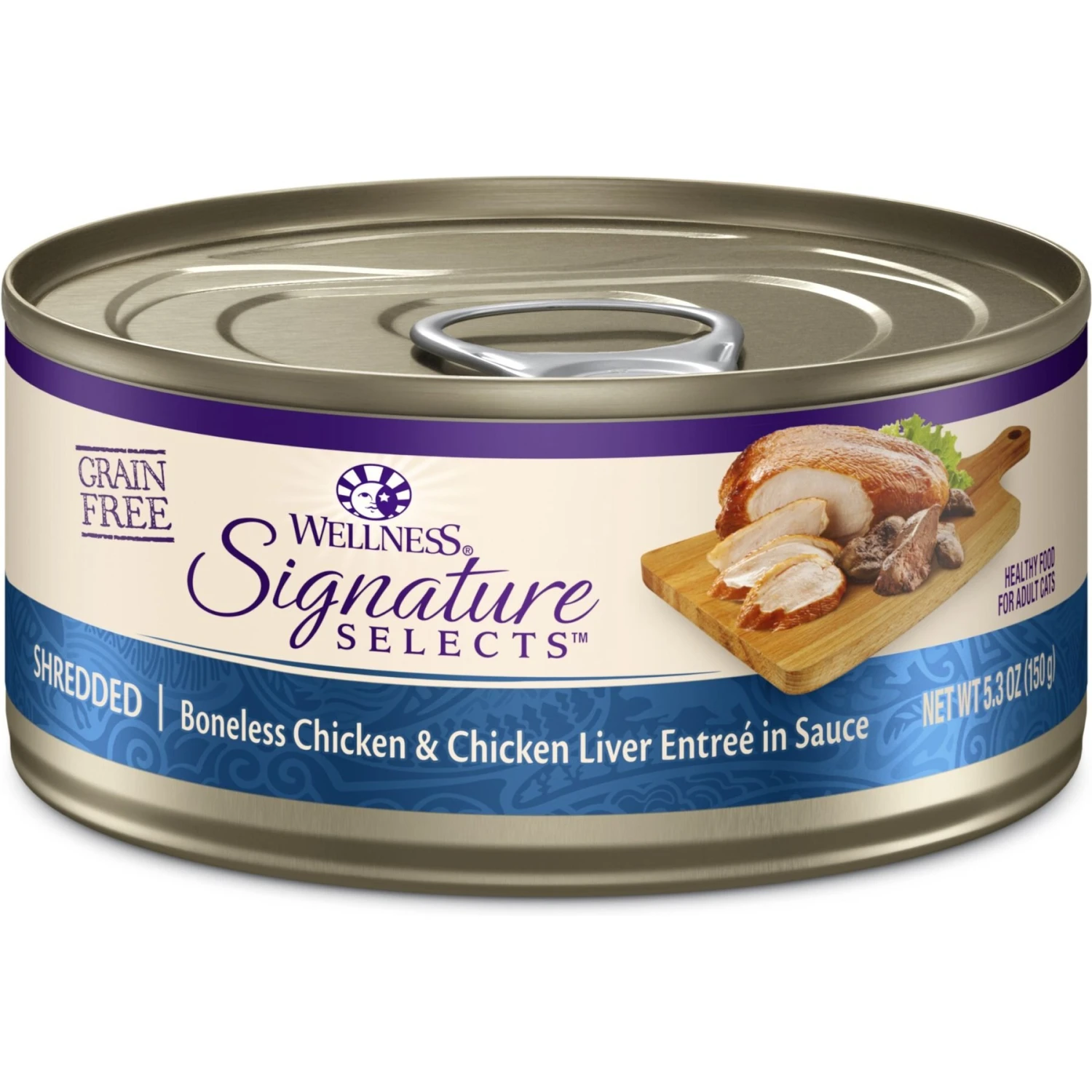 Wellness CORE Signature Selects Shredded Boneless Chicken & Chicken Liver Entree In Sauce Grain-Free Natural Canned Cat Food & Wellness CORE Signature Selects Flaked Skipjack Tuna & Wild Salmon Entree In Broth Grain-Free Canned Cat Food 4 Wellness CORE Signature Selects Shredded Boneless Chicken & Chicken Liver Entree In Sauce Grain-Free Natural Canned Cat Food & Wellness CORE Signature Selects Flaked Skipjack Tuna & Wild Salmon Entree In Broth Grain-Free Canned Cat Food - Image 2