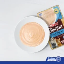 Inaba Churu Bisque Tuna With Salmon Recipe Grain-Free Lickable Cat Treats -Almo nature Sales 667206 PT3. AC SS1800 V1665604254