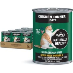 Dave's Pet Food Naturally Healthy Grain-Free Chicken Formula Canned Cat Food