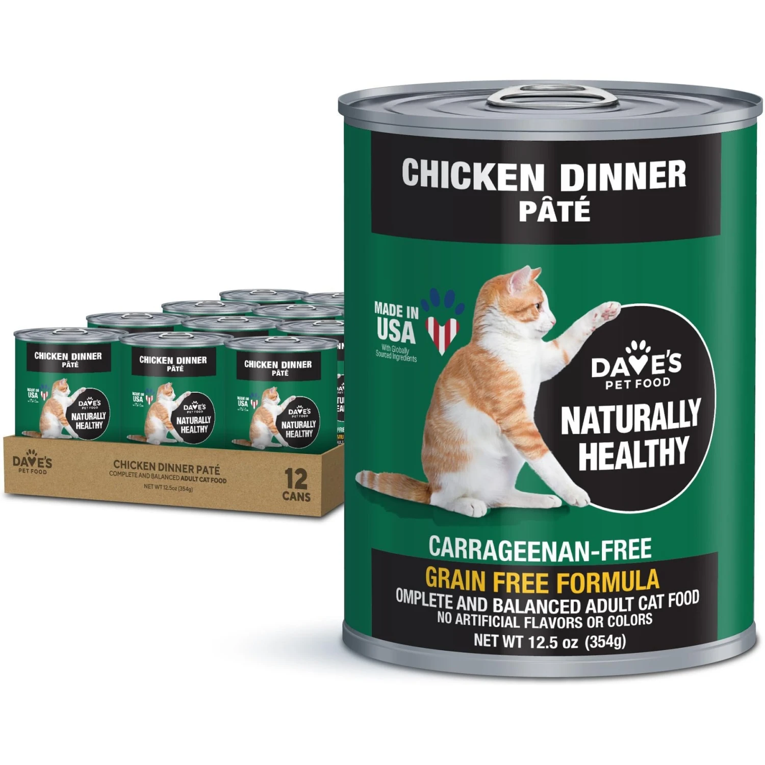 Dave's Pet Food Naturally Healthy Grain-Free Chicken Formula Canned Cat Food 3 Dave's Pet Food Naturally Healthy Grain-Free Chicken Formula Canned Cat Food
