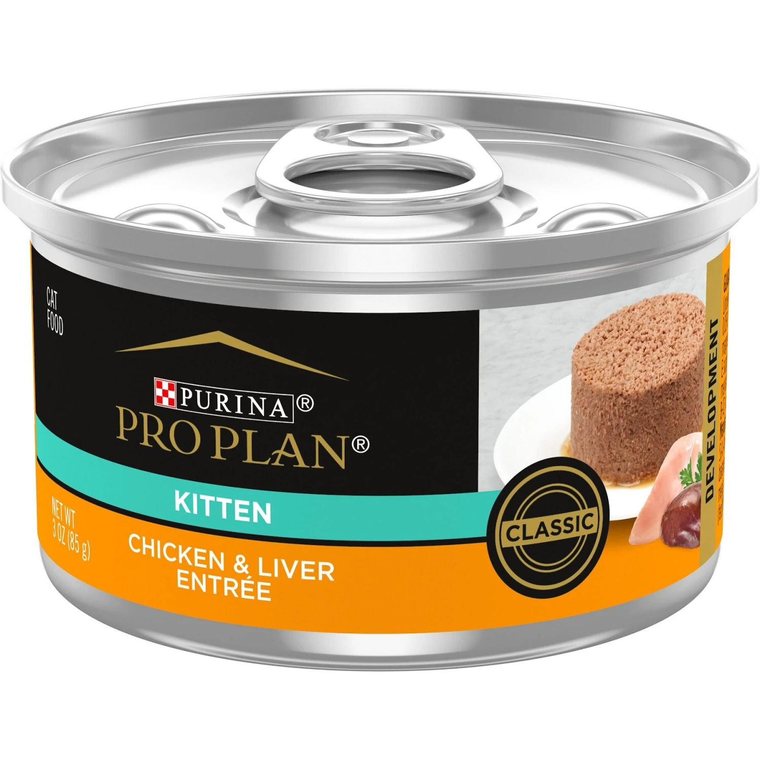 Purina Pro Plan Kitten Classic Chicken & Liver Entree Canned Cat Food 3 Purina Pro Plan Kitten Classic Chicken & Liver Entree Canned Cat Food