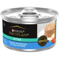 Purina Pro Plan Kitten Flaked Ocean Whitefish & Tuna Entree Canned Cat Food