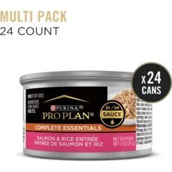 Purina Pro Plan Adult Salmon & Rice Entree In Sauce Canned Cat Food -Almo nature Sales 67954 PT1. AC SS1800 V1674486333