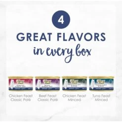 Fancy Feast Senior 7+ Chicken, Beef & Tuna Feasts Variety Pack Canned Cat Food & PrettyLitter Health Monitoring Cat Litter -Almo nature Sales 683190 PT2. AC SS1800 V1666185562