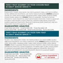 Fancy Feast Senior 7+ Chicken, Beef & Tuna Feasts Variety Pack Canned Cat Food & PrettyLitter Health Monitoring Cat Litter -Almo nature Sales 683190 PT4. AC SS1800 V1666189992