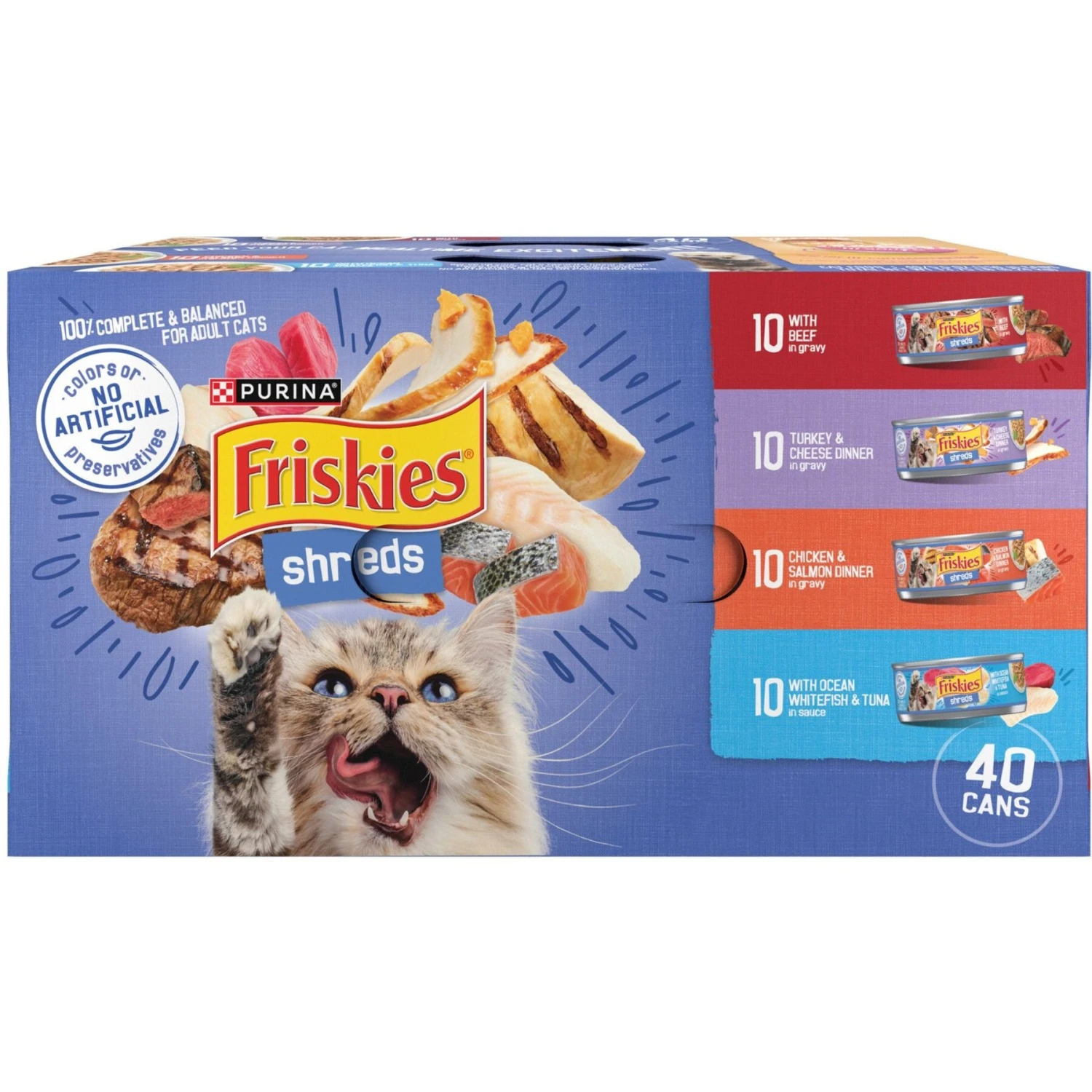 Friskies Shreds In Gravy Variety Pack Canned Cat Food & PrettyLitter Health Monitoring Cat Litter 8 Friskies Shreds In Gravy Variety Pack Canned Cat Food & PrettyLitter Health Monitoring Cat Litter - Image 6
