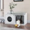 Way Basics Double Hole With 1 Door Cat House, Medium -Almo nature Sales 697302 MAIN. AC SS1800 V1667929899