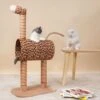 ZEZE Giraffe Tree With Tunnel & Scratcher Cat Furniture, Large -Almo nature Sales 700534 MAIN. AC SS1800 V1668005966