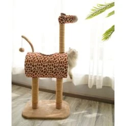 ZEZE Giraffe Tree With Tunnel & Scratcher Cat Furniture, Large -Almo nature Sales 700534 PT1. AC SS1800 V1668024110