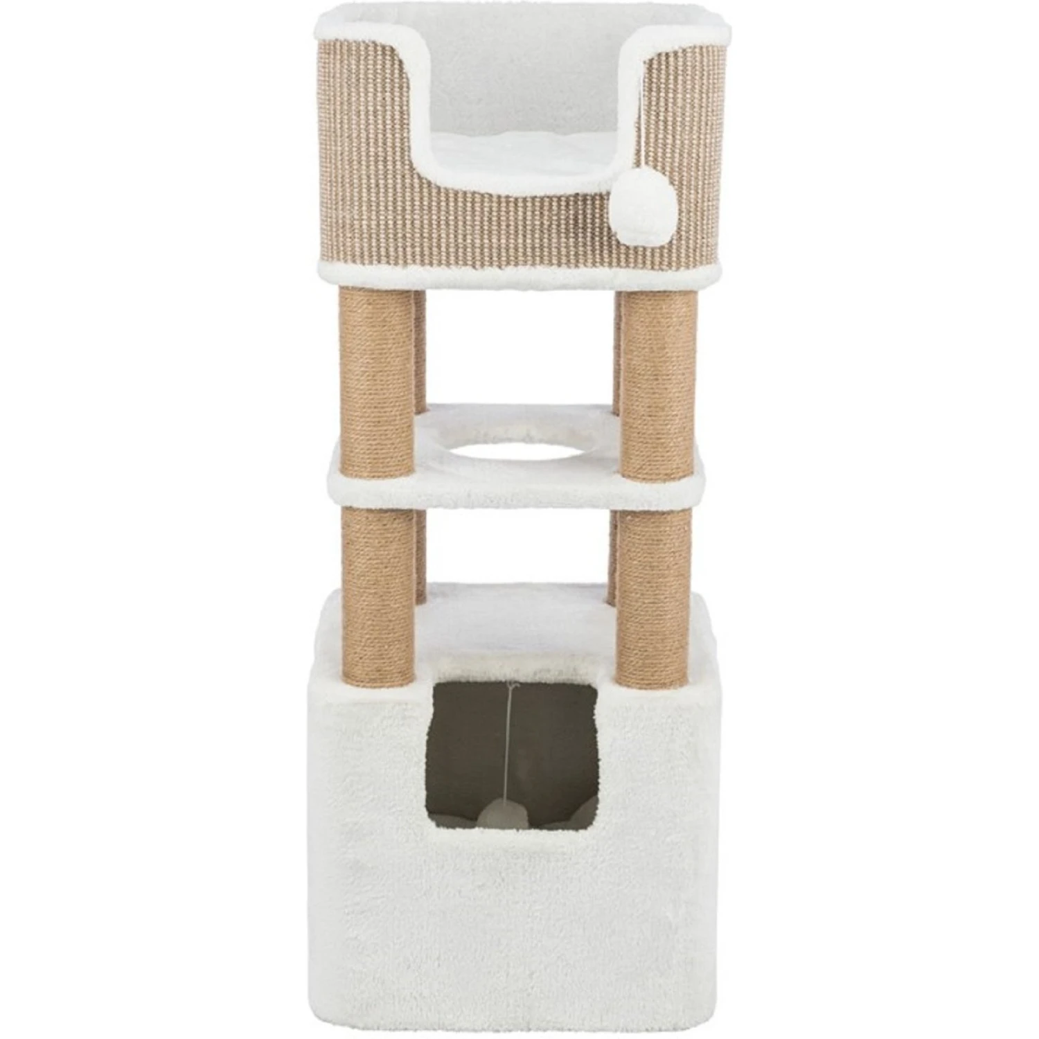 TRIXIE Lucano Cat Tree, Cream/Taupe 3 TRIXIE Lucano Cat Tree, Cream/Taupe