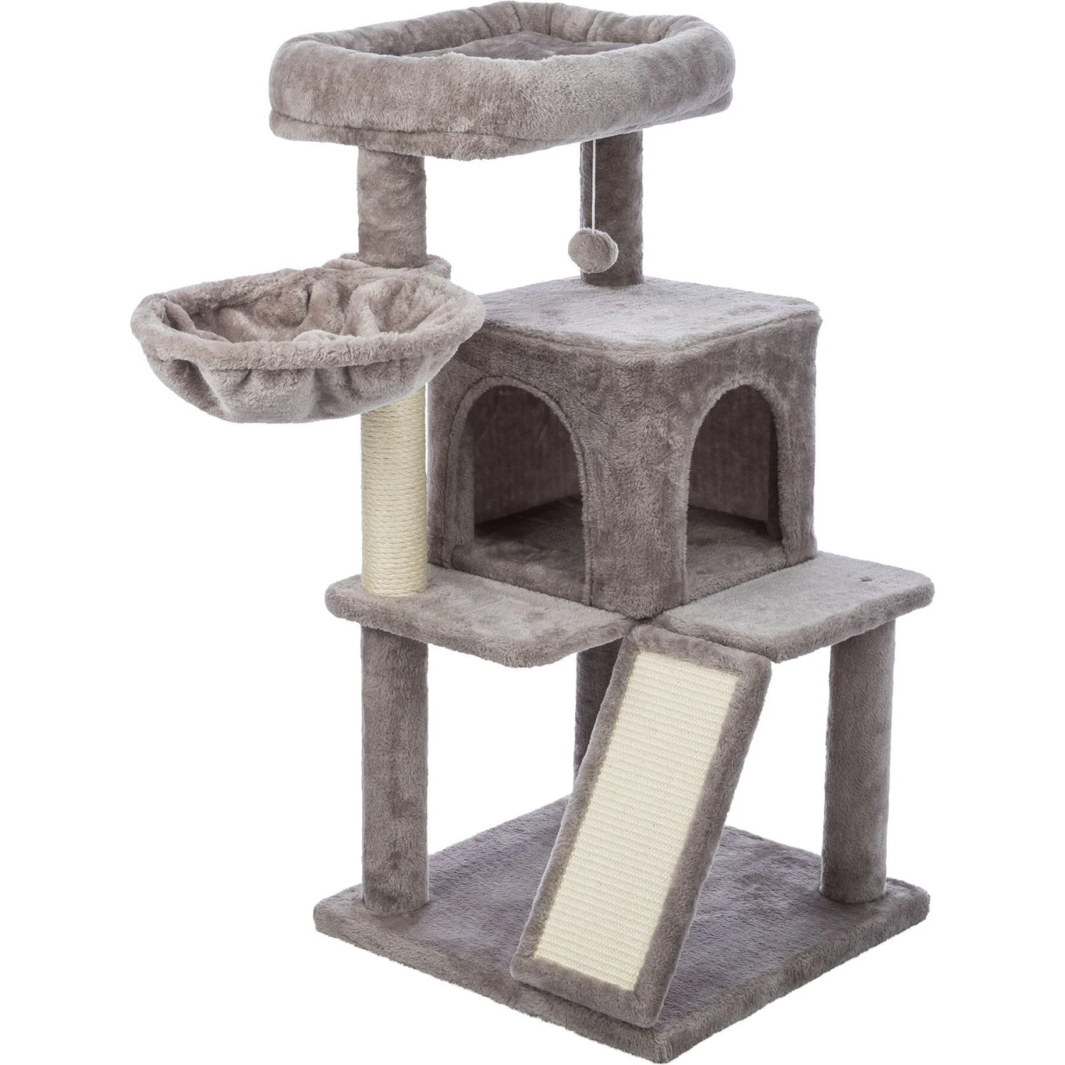 TRIXIE Pepito Cat Tree, Gray 3 TRIXIE Pepito Cat Tree, Gray