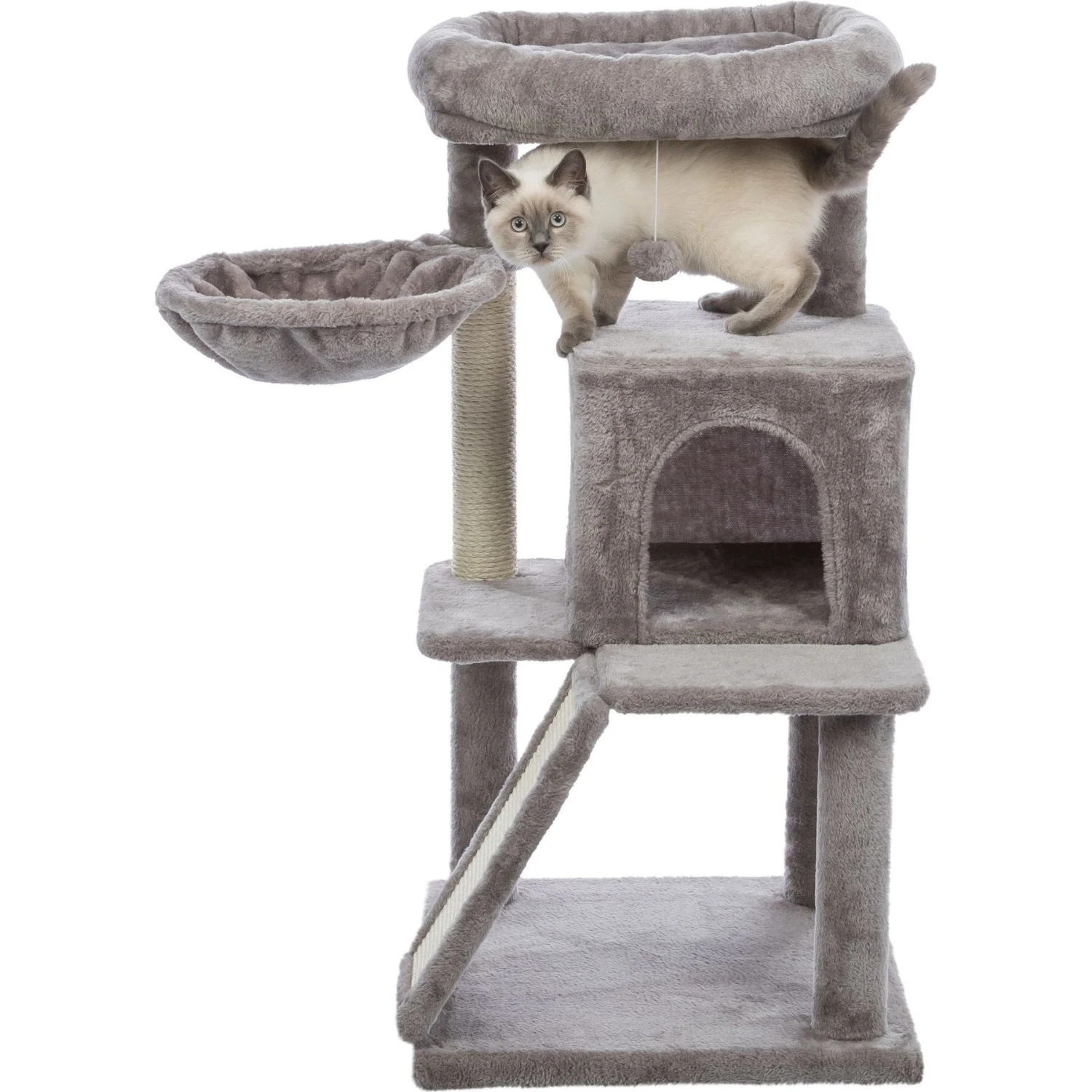 TRIXIE Pepito Cat Tree, Gray 6 TRIXIE Pepito Cat Tree, Gray - Image 4