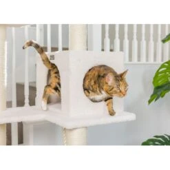 Armarkat 73-in Faux Fleece Cat Tree & Condo -Almo nature Sales 70208 PT3. AC SS1800 V1582739175