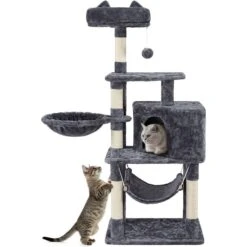 Yaheetech 3-Level Plush Cat Tree, Dark Gray, Medium -Almo nature Sales 705022 PT2. AC SS1800 V1668548198