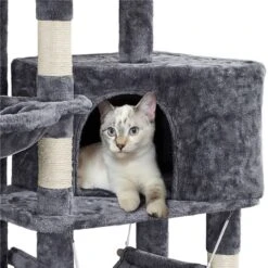 Yaheetech 3-Level Plush Cat Tree, Dark Gray, Medium -Almo nature Sales 705022 PT4. AC SS1800 V1668547493